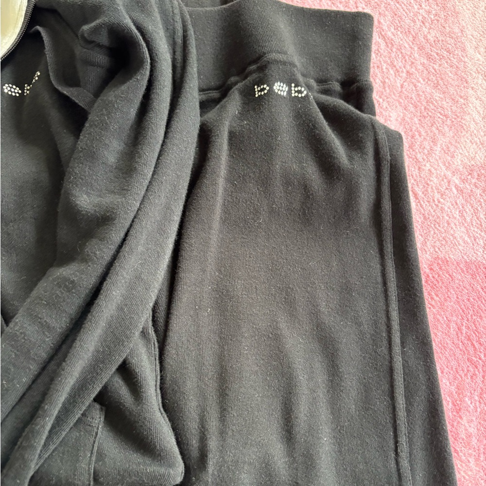 Bebe Zip-Up Hoodie and Cropped Pants Set - Picture 4 of 8